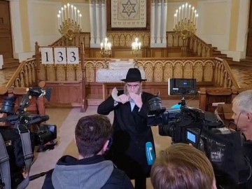 Съемки телесюжета перед Рош Ашана Съемки телесюжета перед Рош Ашана