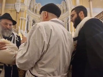 Брит-мила Авраама-Абы Наймарка - внука р. Шауля Брука