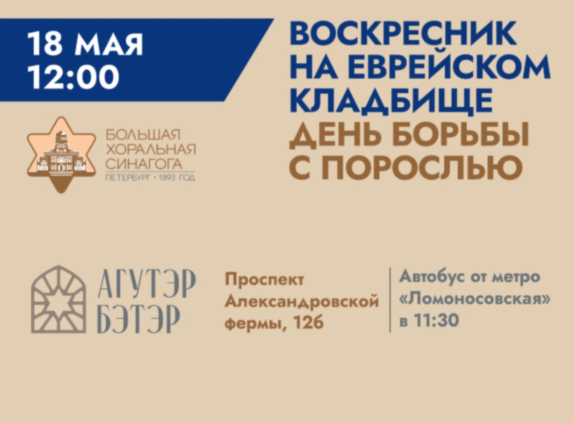 Воскресник по уборке Еврейского кладбища