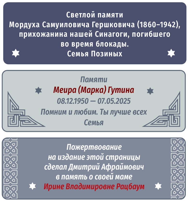 Поминовения 5787