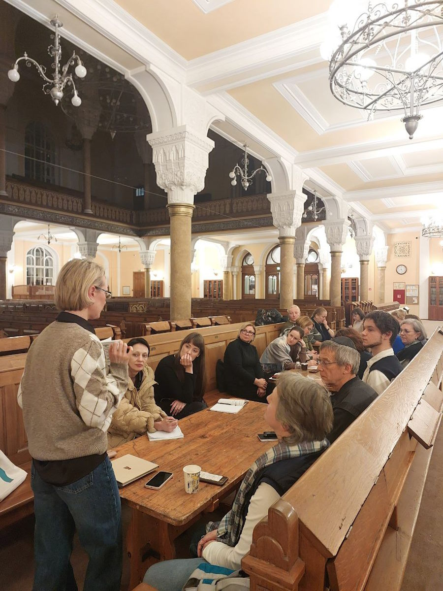 Занятие в школе гидов